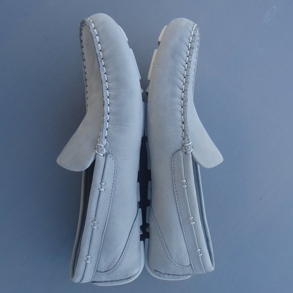 SIZE 9.5. SPERRY Gold Cup nubuck leather slip-on loafers. - Picture 8 of 16